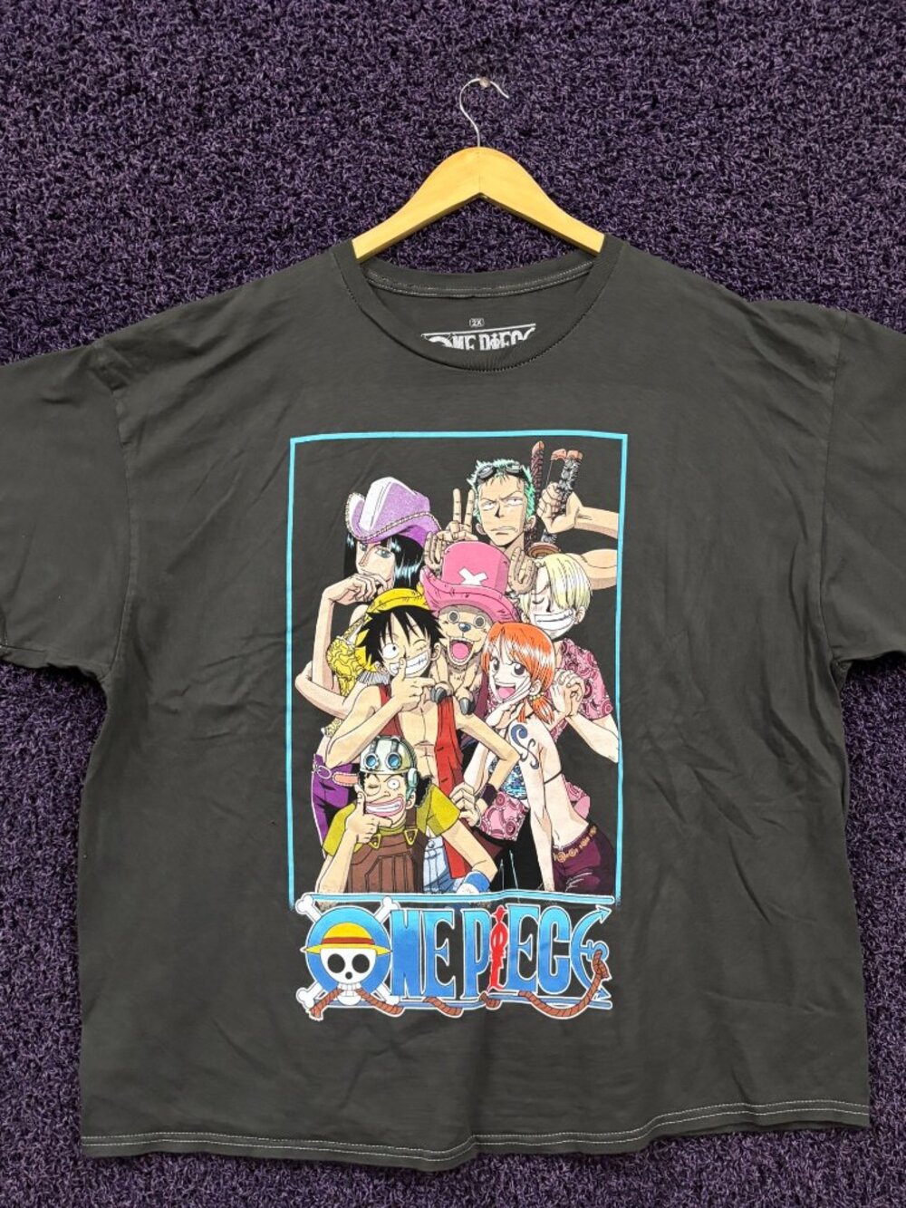 The Straw Hat Crew Skypiea Arc Poster One Piece T-Shirt 2X